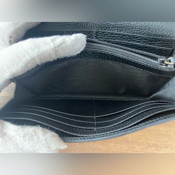 Authentic Gucci Marmont Black leather Wallet on Chain - Picture 9 of 13